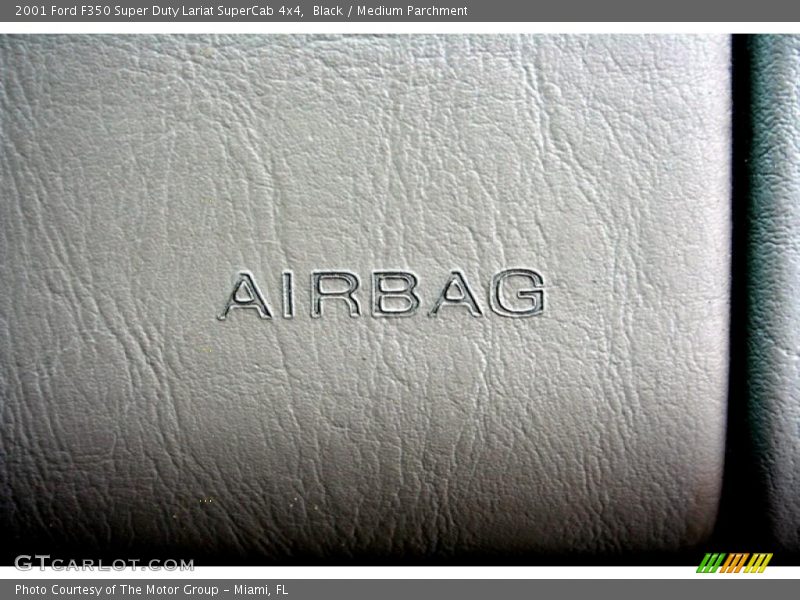 Black / Medium Parchment 2001 Ford F350 Super Duty Lariat SuperCab 4x4