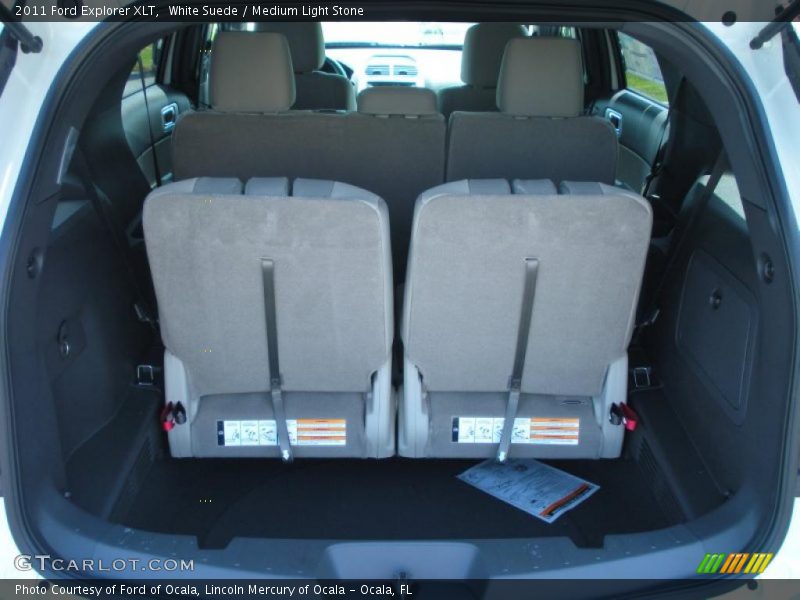 White Suede / Medium Light Stone 2011 Ford Explorer XLT