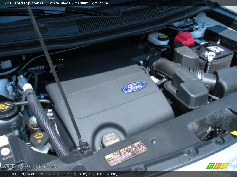 White Suede / Medium Light Stone 2011 Ford Explorer XLT