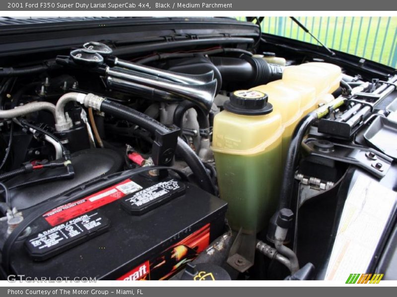 Black / Medium Parchment 2001 Ford F350 Super Duty Lariat SuperCab 4x4