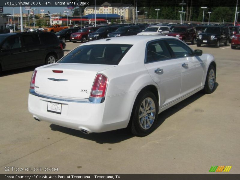 Bright White / Black 2011 Chrysler 300 C Hemi