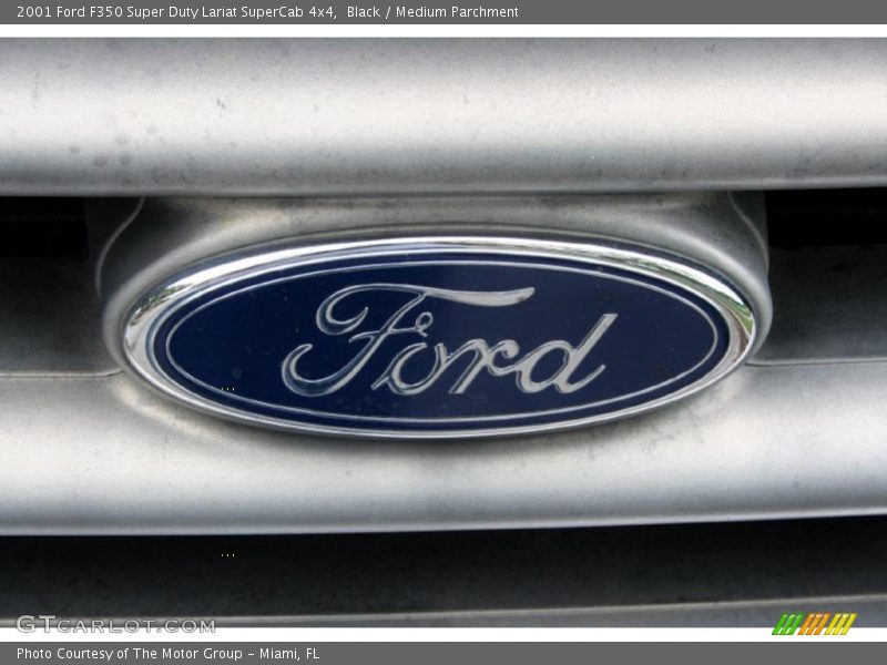 Black / Medium Parchment 2001 Ford F350 Super Duty Lariat SuperCab 4x4