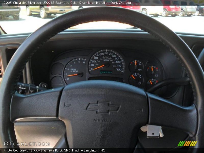 Silver Birch Metallic / Dark Charcoal 2005 Chevrolet Silverado 1500 LS Extended Cab