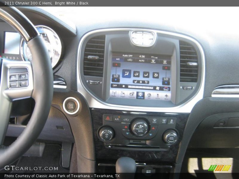 Bright White / Black 2011 Chrysler 300 C Hemi