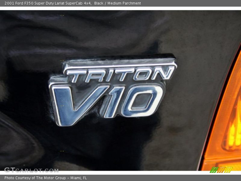 Black / Medium Parchment 2001 Ford F350 Super Duty Lariat SuperCab 4x4