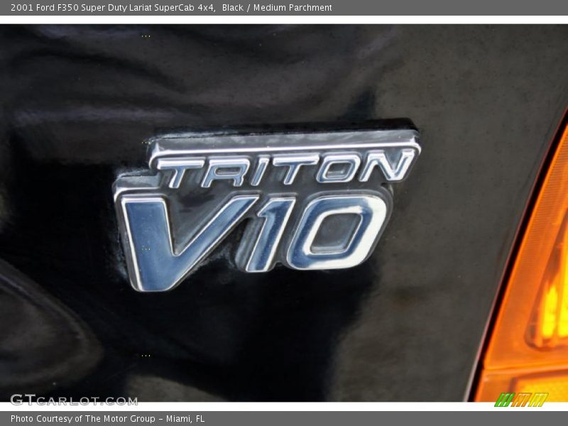 Black / Medium Parchment 2001 Ford F350 Super Duty Lariat SuperCab 4x4