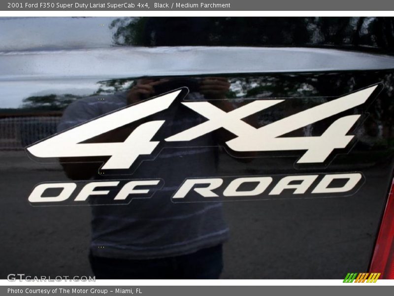Black / Medium Parchment 2001 Ford F350 Super Duty Lariat SuperCab 4x4