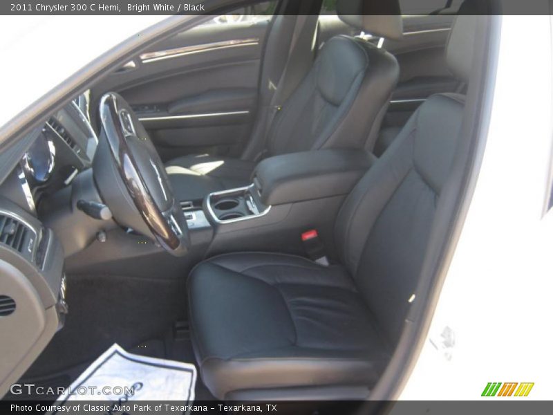 Bright White / Black 2011 Chrysler 300 C Hemi