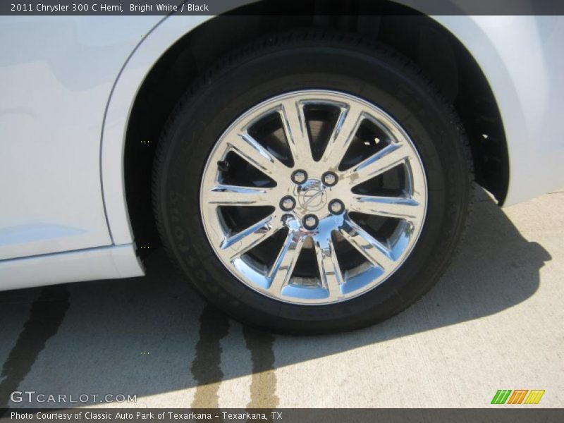 Bright White / Black 2011 Chrysler 300 C Hemi
