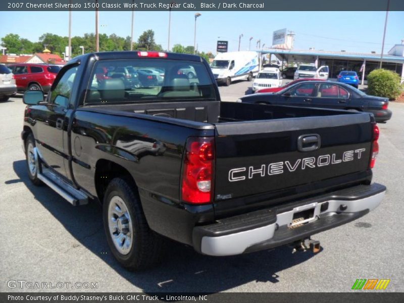 Black / Dark Charcoal 2007 Chevrolet Silverado 1500 Classic Work Truck Regular Cab
