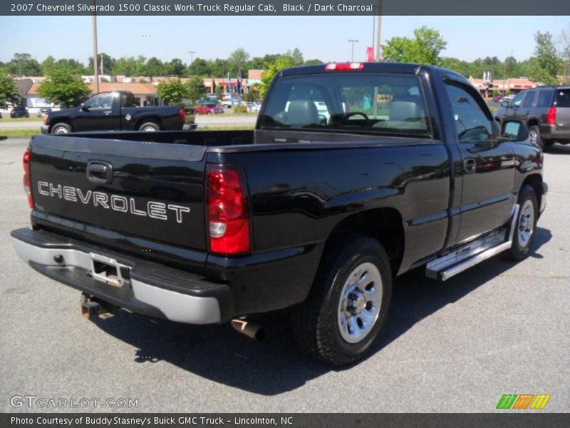 Black / Dark Charcoal 2007 Chevrolet Silverado 1500 Classic Work Truck Regular Cab