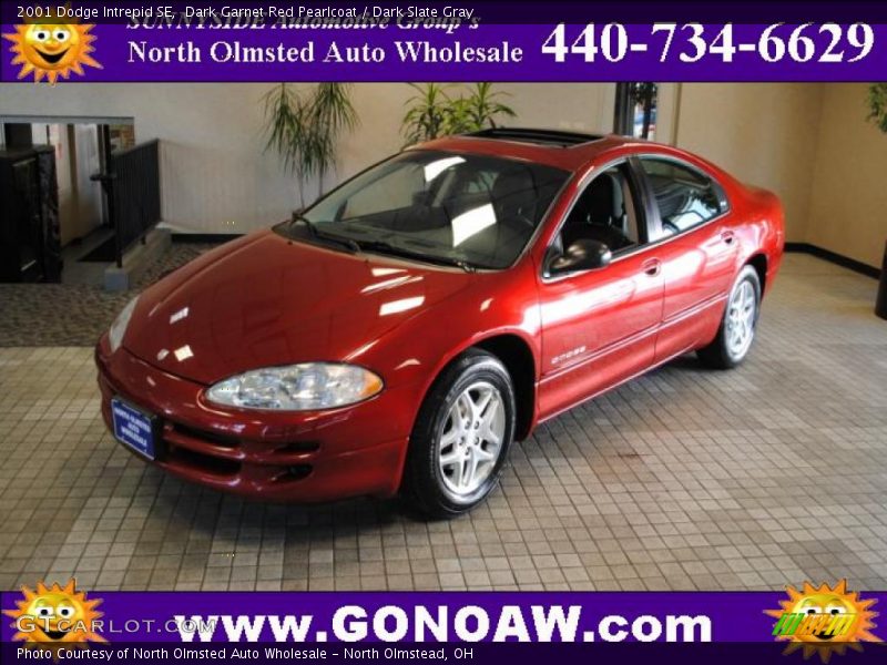 Dark Garnet Red Pearlcoat / Dark Slate Gray 2001 Dodge Intrepid SE