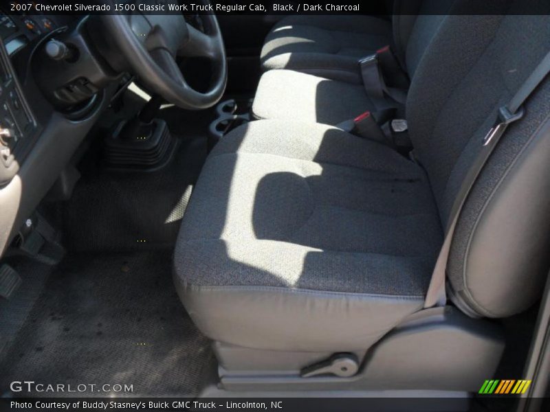 Black / Dark Charcoal 2007 Chevrolet Silverado 1500 Classic Work Truck Regular Cab