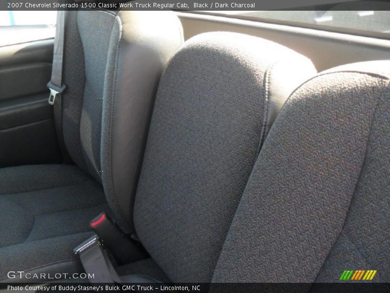 Black / Dark Charcoal 2007 Chevrolet Silverado 1500 Classic Work Truck Regular Cab