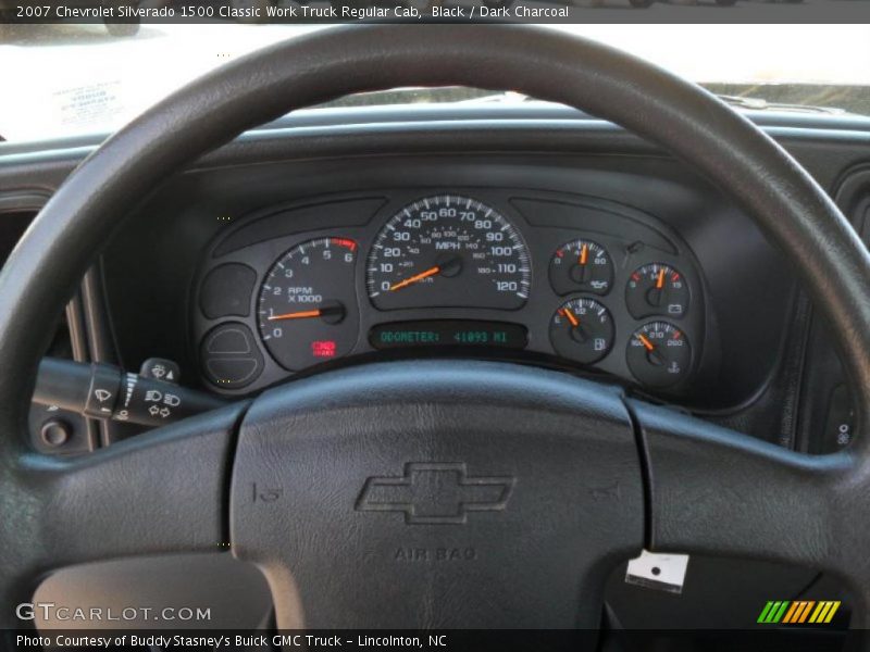 Black / Dark Charcoal 2007 Chevrolet Silverado 1500 Classic Work Truck Regular Cab
