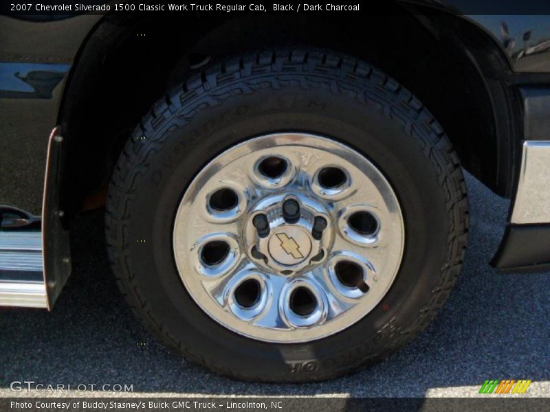 Black / Dark Charcoal 2007 Chevrolet Silverado 1500 Classic Work Truck Regular Cab