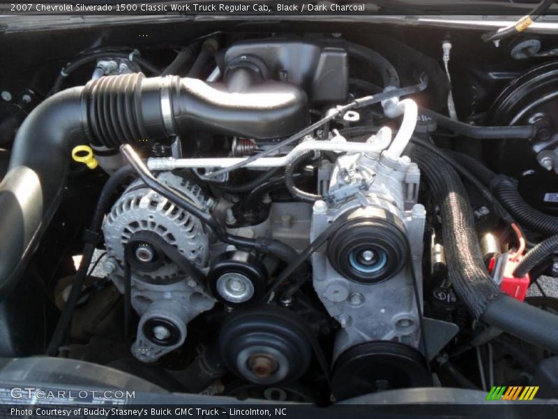 Black / Dark Charcoal 2007 Chevrolet Silverado 1500 Classic Work Truck Regular Cab
