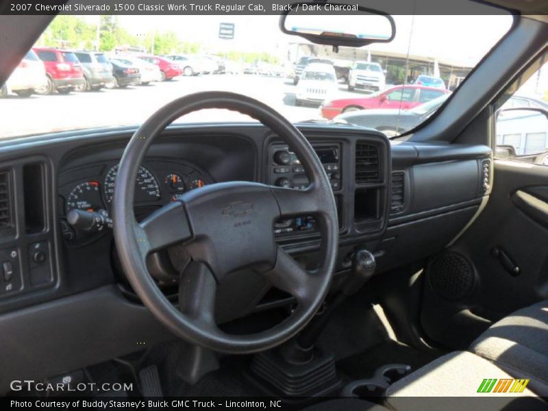 Black / Dark Charcoal 2007 Chevrolet Silverado 1500 Classic Work Truck Regular Cab