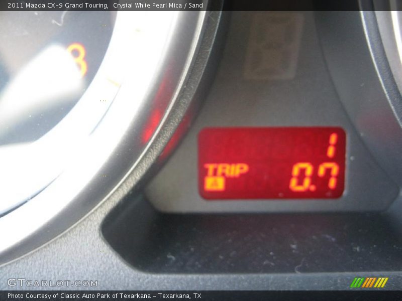 Crystal White Pearl Mica / Sand 2011 Mazda CX-9 Grand Touring