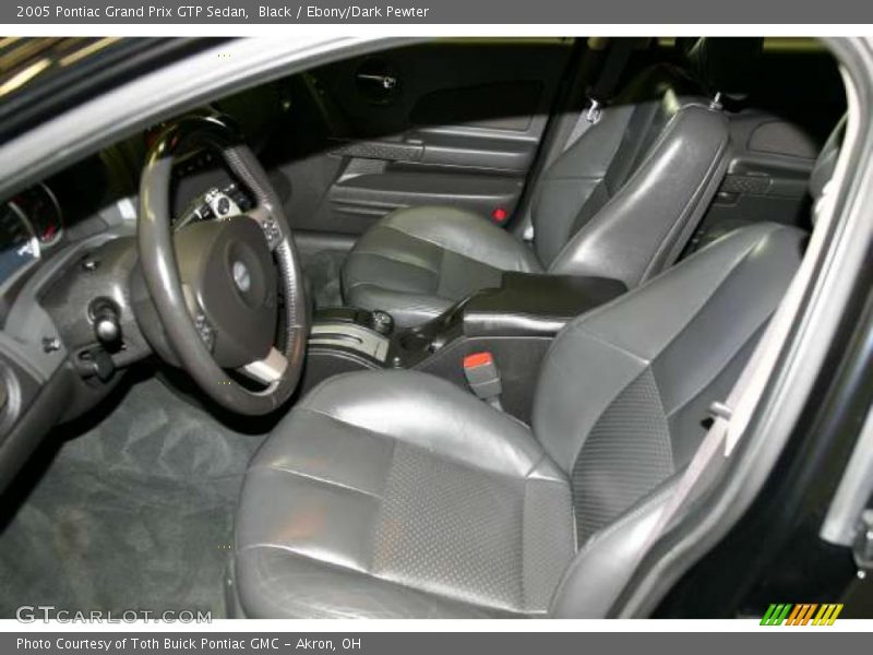 Black / Ebony/Dark Pewter 2005 Pontiac Grand Prix GTP Sedan