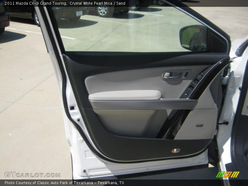 Crystal White Pearl Mica / Sand 2011 Mazda CX-9 Grand Touring