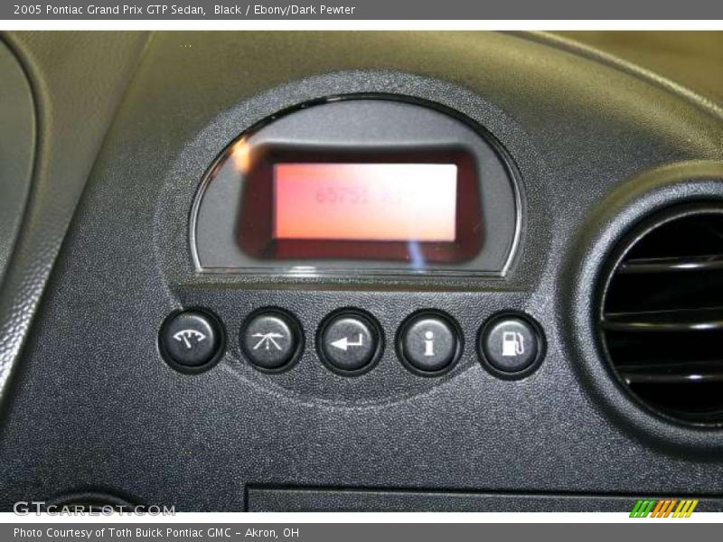 Black / Ebony/Dark Pewter 2005 Pontiac Grand Prix GTP Sedan