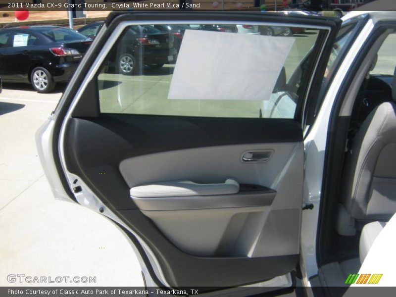 Crystal White Pearl Mica / Sand 2011 Mazda CX-9 Grand Touring