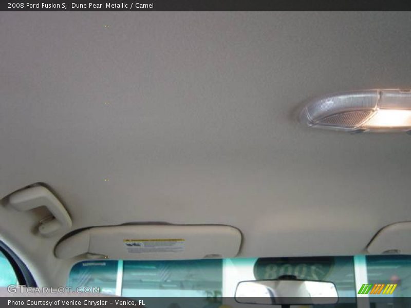 Dune Pearl Metallic / Camel 2008 Ford Fusion S