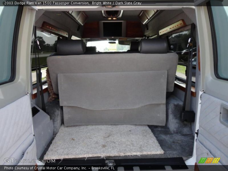 Bright White / Dark Slate Gray 2003 Dodge Ram Van 1500 Passenger Conversion