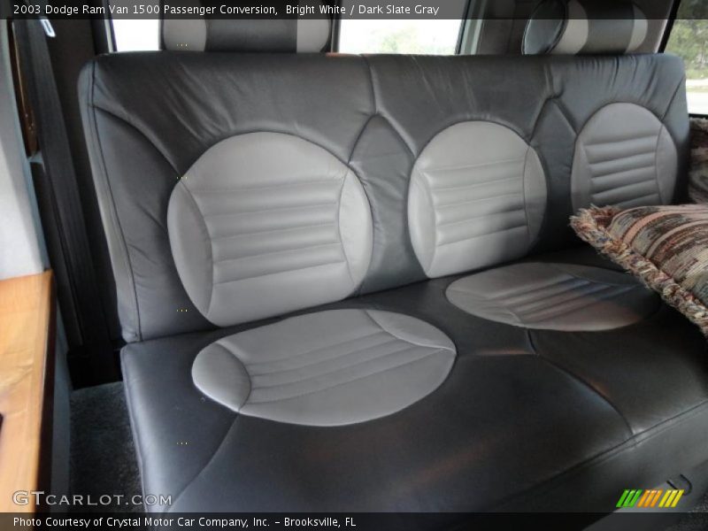 Bright White / Dark Slate Gray 2003 Dodge Ram Van 1500 Passenger Conversion