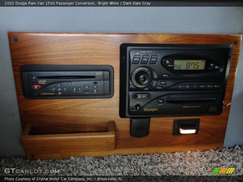 Bright White / Dark Slate Gray 2003 Dodge Ram Van 1500 Passenger Conversion