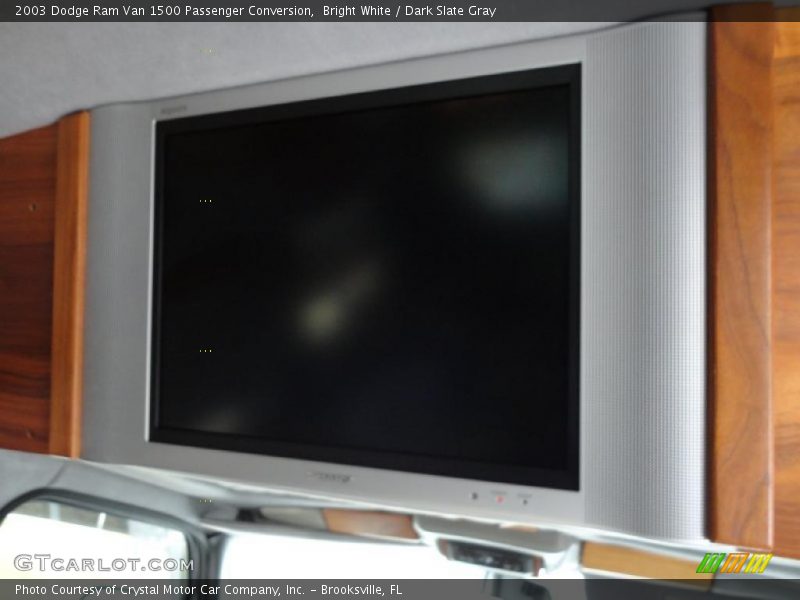 Bright White / Dark Slate Gray 2003 Dodge Ram Van 1500 Passenger Conversion