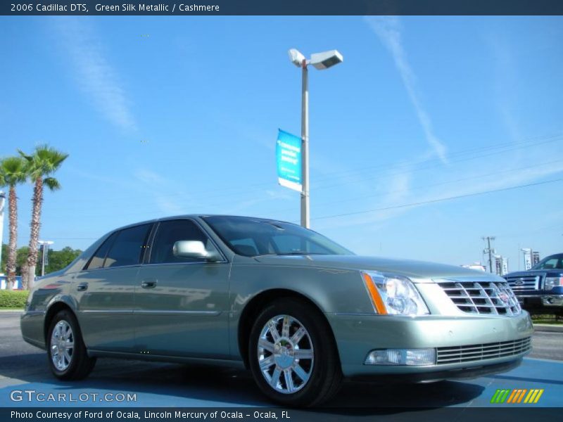 Green Silk Metallic / Cashmere 2006 Cadillac DTS