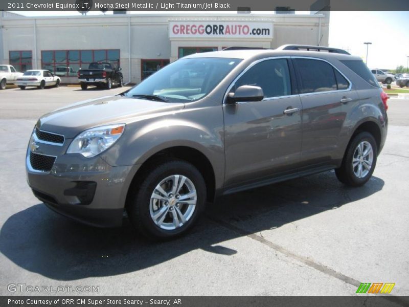Mocha Steel Metallic / Light Titanium/Jet Black 2011 Chevrolet Equinox LT