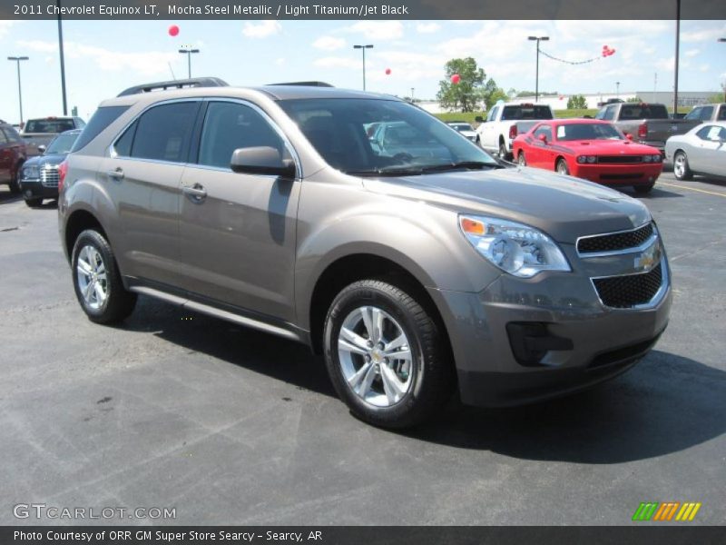 Mocha Steel Metallic / Light Titanium/Jet Black 2011 Chevrolet Equinox LT
