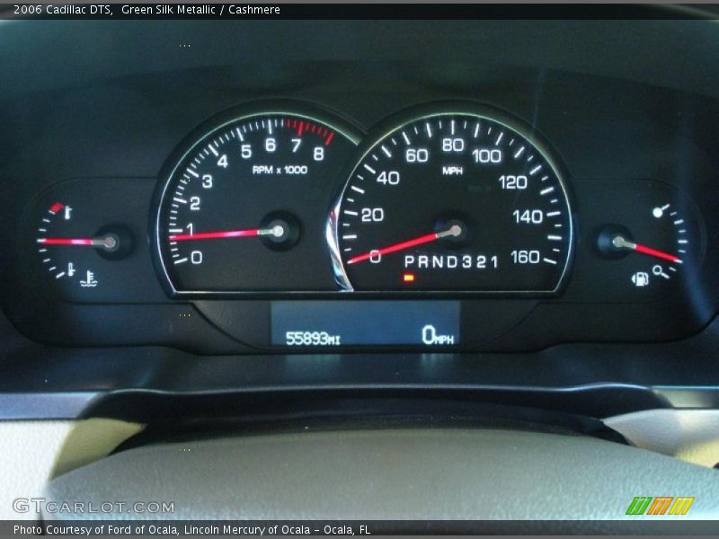 Green Silk Metallic / Cashmere 2006 Cadillac DTS