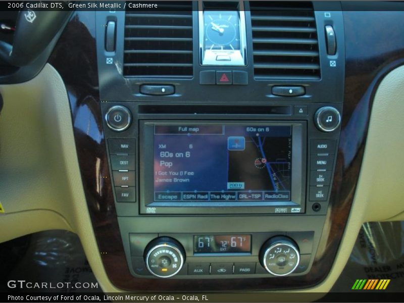 Green Silk Metallic / Cashmere 2006 Cadillac DTS
