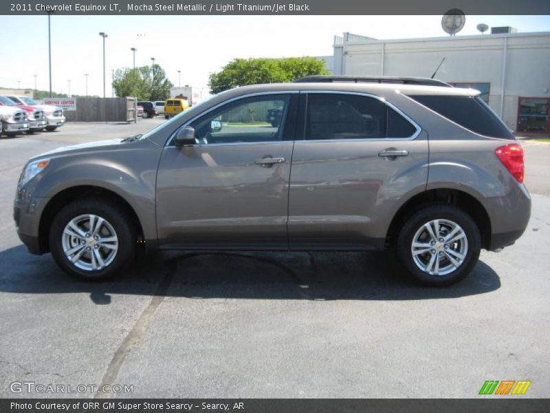 Mocha Steel Metallic / Light Titanium/Jet Black 2011 Chevrolet Equinox LT