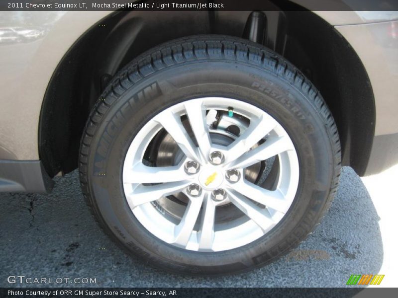 Mocha Steel Metallic / Light Titanium/Jet Black 2011 Chevrolet Equinox LT