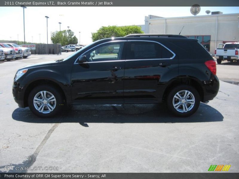 Black Granite Metallic / Jet Black 2011 Chevrolet Equinox LTZ