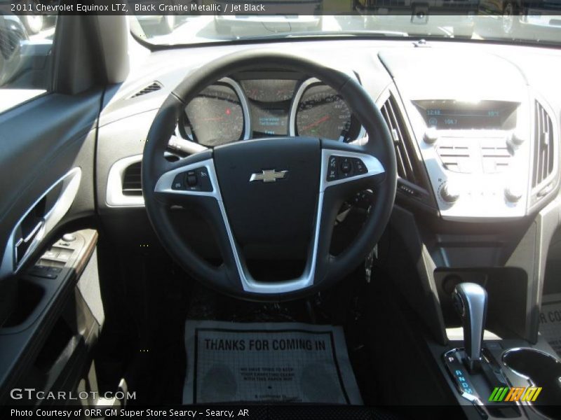 Black Granite Metallic / Jet Black 2011 Chevrolet Equinox LTZ