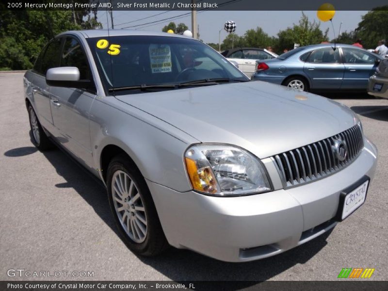 Silver Frost Metallic / Charcoal Black 2005 Mercury Montego Premier AWD