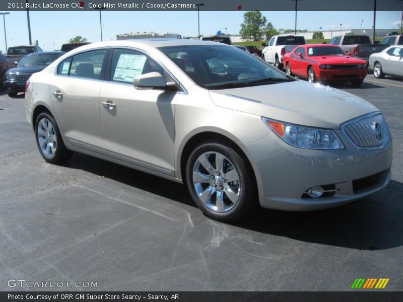 Gold Mist Metallic / Cocoa/Cashmere 2011 Buick LaCrosse CXL