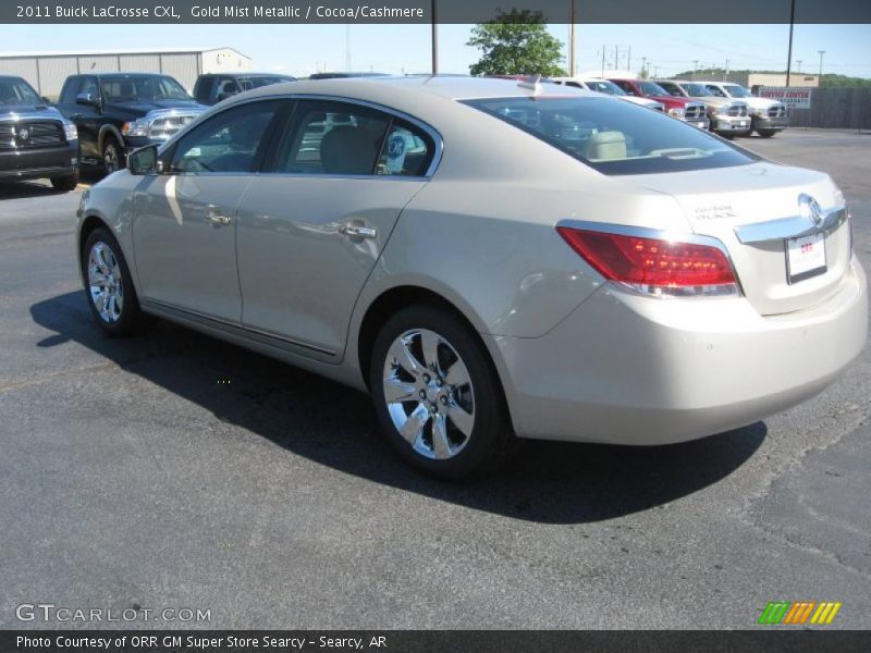 Gold Mist Metallic / Cocoa/Cashmere 2011 Buick LaCrosse CXL