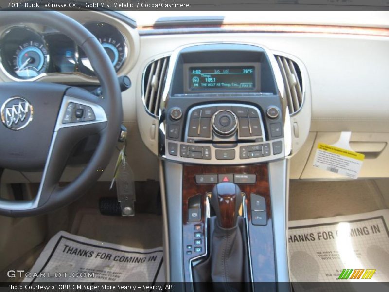 Gold Mist Metallic / Cocoa/Cashmere 2011 Buick LaCrosse CXL