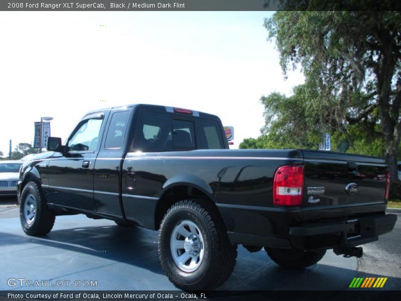 Black / Medium Dark Flint 2008 Ford Ranger XLT SuperCab
