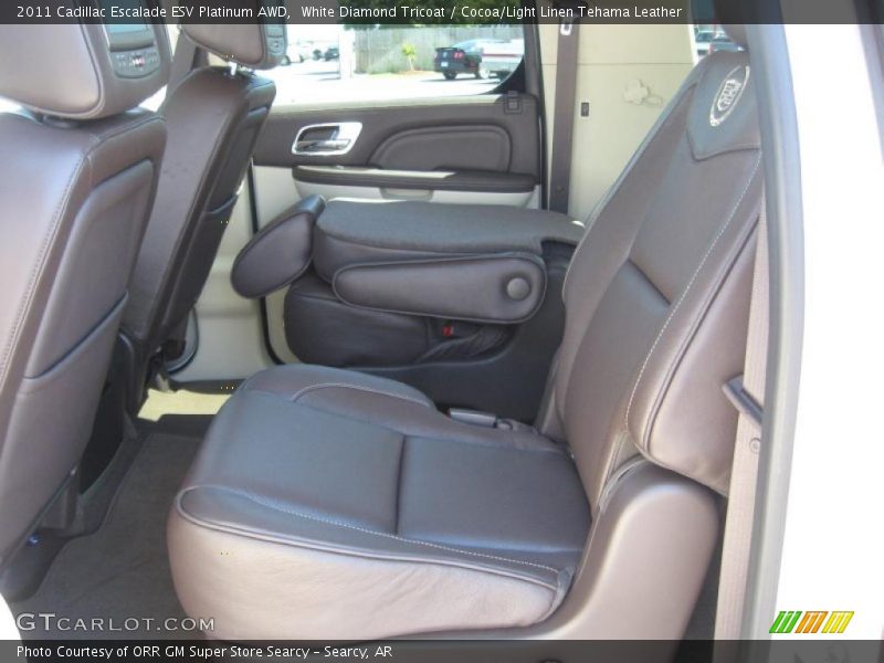  2011 Escalade ESV Platinum AWD Cocoa/Light Linen Tehama Leather Interior