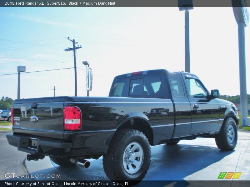 Black / Medium Dark Flint 2008 Ford Ranger XLT SuperCab