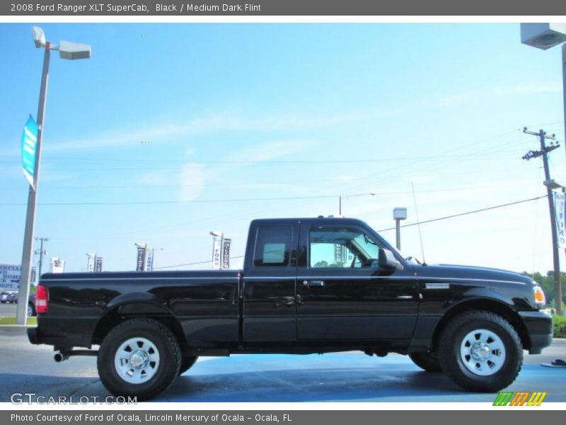 Black / Medium Dark Flint 2008 Ford Ranger XLT SuperCab