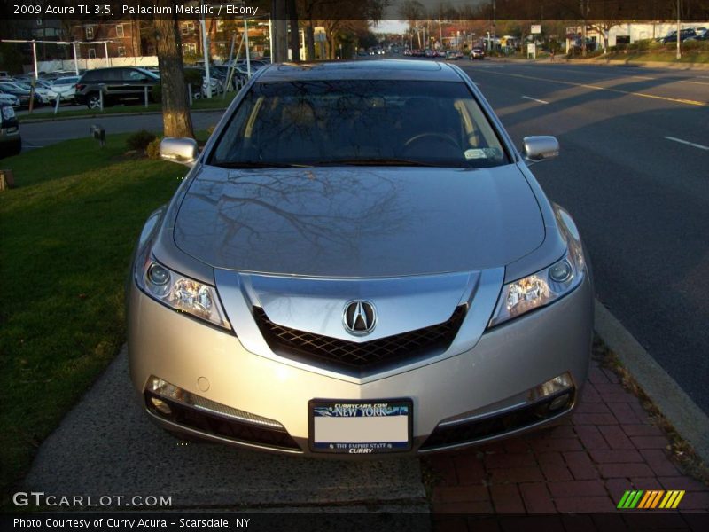 Palladium Metallic / Ebony 2009 Acura TL 3.5